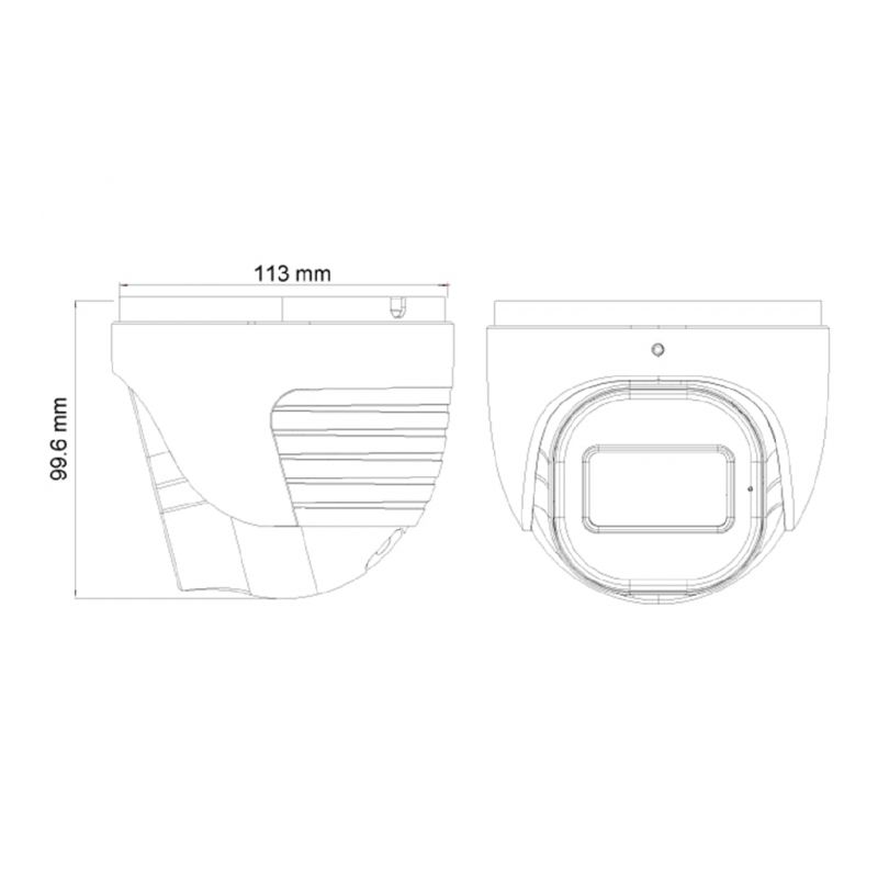 Provision DI-380A-MVF Dome AHD 4IN1 8MP IR40m 2.8-12mm MVF IP67 - Image 3