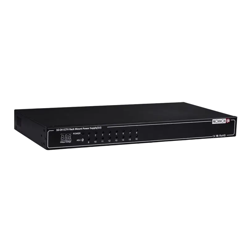 Provision PR-20A16CH(1U)-EU 16CH Fonte de Alimentação 12Vdc 20A